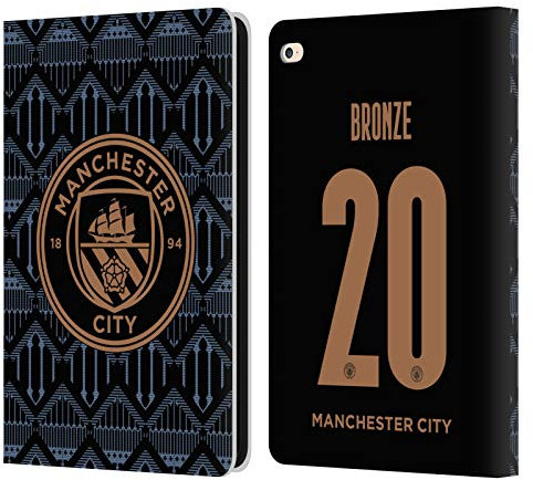 Head Case Designs Offiziell Zugelassen Manchester City Man City FC Lucy Bronze 2020/21 Frauen Away Kit Gruppe 2 Leder Brieftaschen Handyhülle Hülle Huelle kompatibel mit Apple iPad Air 2 (2014)
