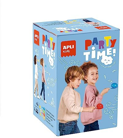 APLI Kids 19560 - Juego Carrera de Huevos y Cuchara, Juego de Equilibrio, Ideal para Jugar al Aire Libre y para Fiestas de cumpleaños