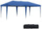 Outsunny gazebo pieghevole padiglione pop-up circa 6 x 3 m tenda da giardino regolabile in altezza protezione UV con borsa montanti in acciaio, Oxford, blu