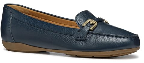 Geox Femme D ANNYTAH MOC A Mocassin, Navy, 37 EU