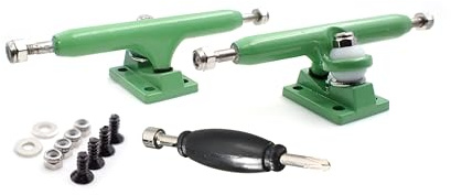 SPITBOARDS Truck Pro per Fingerboard da 36 mm by, con Dadi di Bloccaggio Reali, Boccole in Gomma Uretano, Gancio Ottimizzato, Larghezza 36 mm, per la Sintonizzazione e il Montaggio della Fingerboard