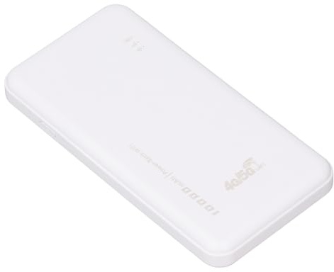 5G Pocket Hotspot Router, 300Mbps LTE USB Modem, 10000mAh Battery, Sim Card Slot, 10 Users, for Travel, Outdoor Livestreams, Parties