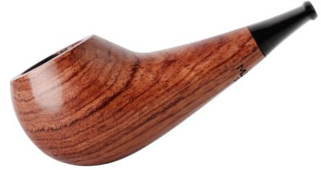 MUXIANG Päronträ tobaksrör med färgat skaft AD0022+AK0006-1