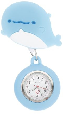 Reloj de Bolsillo para Enfermeras, Reloj de Solapa con Clip, de Mujer, de, de, Vintage de Solapa Colgante, Broche de, es