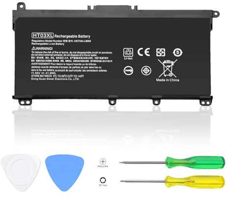 HT03XL Laptop Battery Compatible with HP Pavilion 14-CE 14-CF 14-CK 14-CM 14-DH 14-DK 14-DF 14-MA 14Q-CS 14Q-CY 15-CS 15-DQ 15-DA 15-DB 15-CW 17-BY 17-CA, HP 240 245 250 255 G7 340 348 G5