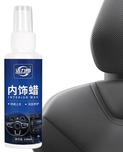 qixeuoa Detergente per interni, 120 ml, protezione e cura | modanature decorative per la pulizia – per interni in tessuto modanature decorative camion auto casa tappeto tappezzeria