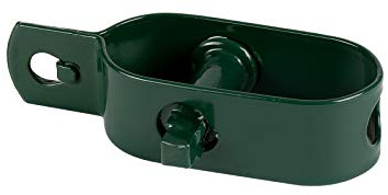 Set di 10 tendicinghia per recinzioni, colore verde o zincato, adatto per diversi spessori di filo | 3 misure (120 mm, verde)