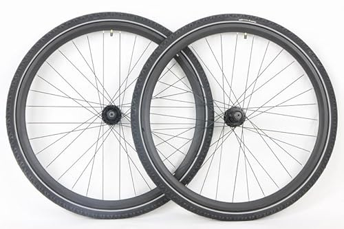 700c Disc Brake Rim Brake Road TouringRoad Hybrid Bike Wheel Set for Cassette 700 x 42 CST City Tires and Tubes