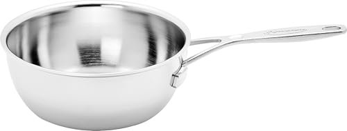 demeyere Industry 5 Sauteuse konisch 20 cm; 2,0Liter: 18/10 Edelstahl