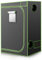 Everkeen Growzelt 120x60x150cm Indoor Grow Tent Wachstumszelt aus Reflektierende Mylar Growschrank mit Sichtfenster und Abnehmbarer Bodenwanne Pflanzenzelt Gewächshaus für Hydroponische Indoor-Anbausy