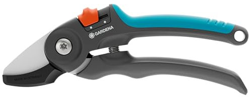 Gardena Secateurs PremiumCut Dry Wood, Anvil Cut, 20 mm Cutting Diameter, ErgoTec Soft Grip Handles, Precision-Ground Steel Blades, PowerCoating (12240-20)