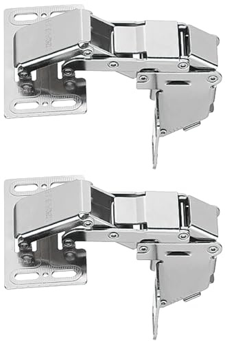 cyclingcolors 2x Charnière relevante sans amortisseur pour relevants légers 2,1kg angle 90° idéal caravane bateau van camping-car Meuble Caisson Couvercle Placard Cuisine