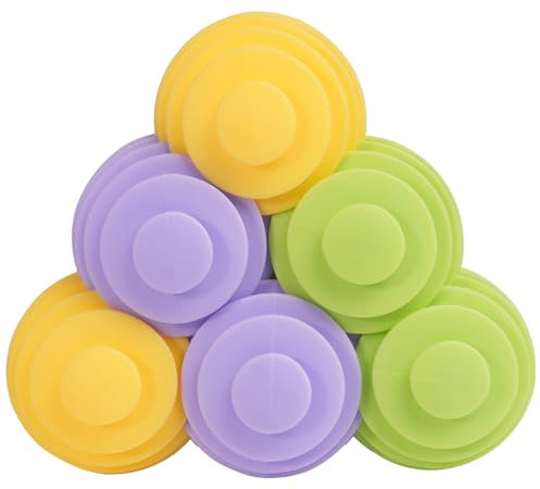 6pcs Boule de Lavage Machine a Laver, Balle de Lavage Machine à Laver en Silicone Réutilisables, Boules de Lavages Balle de Sechage Seche Linge, Boules de Séchage pour Sèche-linges, Boule de Sechage