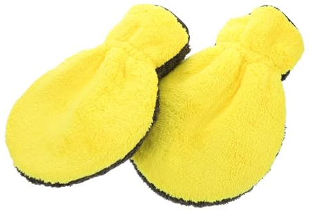 Alipis 2 Pièces de Lavage Auto Multifonctions Microfibre Épaisse Doux Absorbants et Durables Adaptés pour Voiture et Bain Animal Usage Polyvalent et Réutilisable