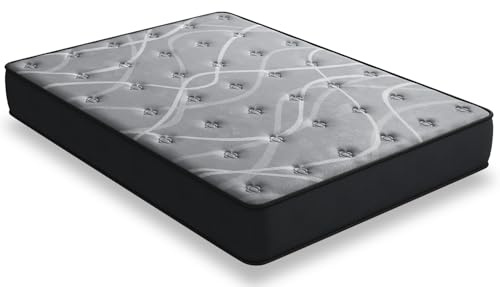 DEWINNER Colchon 90 x 190 | Colchón Viscoelástico | Grosor 25cm de Soporte Científico | Firmeza Media para Adolescentes | Transpirable y Antimicrobiano | Acompaña Cada Noche de Crecimiento
