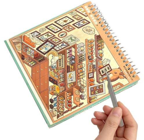 Livre de Scènes 3D Autocollants 10 Set Créatifs Cadeau Enfant