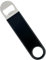 Bartender Bottle Openers, Bar Blade, Beer Openers, 1 Pack by Professional Grade: Rubber Coated, Stainless Steel.