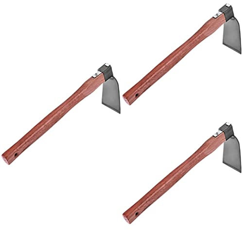 Yardwe 3Pcs Outil De Pioche Outils À Main Plantation Jardinage Houe Outil À Main De Jardin Houe À Main Outil En Acier Poche Petite Houe Houe De Jardinage En Acier Outil De Jardinage