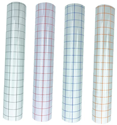 EXCEART 4 Hojas Película De Vinilo Señales Cinta De Transferencia Para Papel De Transferencia Para Vinilo Vinilos Vinilo Transparente Sublimación De Vinilo Red Pegatinas La Mascota