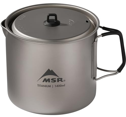 Msr Titan Titanium Camping Kettle, 1400 mL