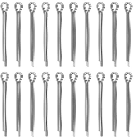 Be In Your Mind 20 Stück Fahrrad Scheibenbremsbelag Stifte Fahrrad Bremsbelag Splint Stahl Splintverschluss Fahrrad Sicherungsstift Kompatibel mit Shimano Kompatibel mit Tektro