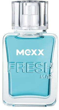 MEXX Fresh Eau de Toilette for Men, Perfect for Any Occasion, Vegan Formula, Ambery Fruity, Fresh Scent, 30ml (1oz)