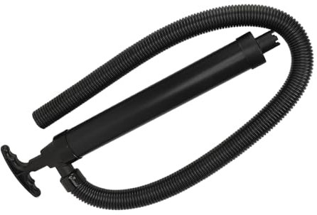 Hand Bilge Pump, Manual Bilge Pump with Hose Portable Hand for Yachts Fishing Boats Kayaks Speedboats (Black)