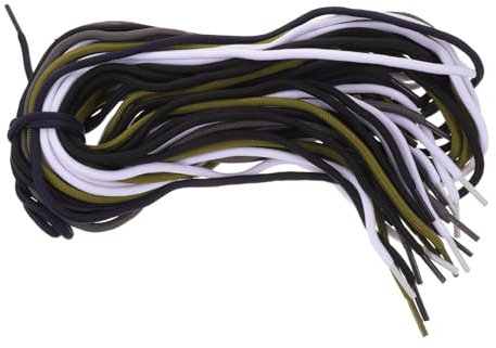 TOGEVAL 10paare Runde Lederschnürsenkel Für Sneaker Und Stiefel Bunte Und Blaue Schnürsenkel Sportschnürsenkel Mit Feiner Verarbeitung Und Langlebigem Material Als Ersatzschnürsenkel