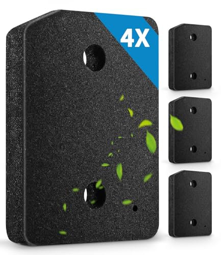 Lot de 4 Filtres compatible Miele T1 pour Sèche-Linge - 9164761, 207x157x30 mm Éponge, Haute Densité Double Couche (Microfibre/Flocons), Compatible Pompe à Chaleur & Condensation