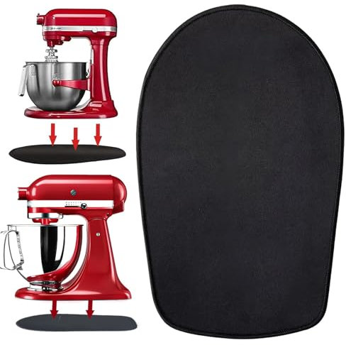 Gleitbrett für KitchenAid Küchenmaschine - Schiebematte für Heavy Duty Küchenmaschinen, Mixer Unterlage, Schiebematte für, Unterlage Matte Kompatibel mit Kitchen Aid 4,5L-5L