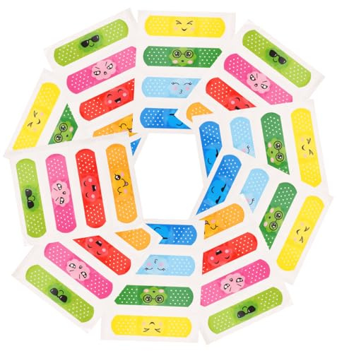 Veemoon 40 piezas Adhesivas de Uso Diario para Pequeñas Heridas Apósito Infantil Transpirable y Resistente al Agua con Diseño de Dibujos Animados Banda Elástica para Cuidado de Cortes y
