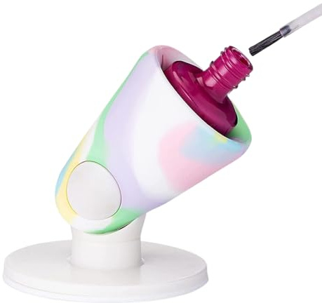 Nail Polish Bottle Holder, Portable Anti-Spill Nail Polish Stand Fingernail Accessories Manicure Tools For Salon Design Art