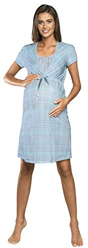 Italian Fashion IF Nattlinne För Kvinnor Ammande Nattlinne För Gravida Gravida Sovkläder Gravidmode Med Fullängds Knappslå Födelseskjorta För Mamma