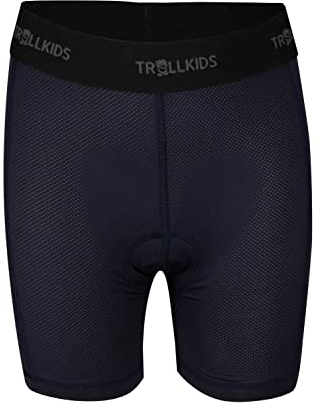 Trollkids Kinder Fahrradhose Bike Inner Pants, Schwarz, Größe 152