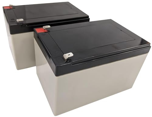 BatteryTrader® compatible battery pair of 12v 14ah mobility scooter disability AGM batteries