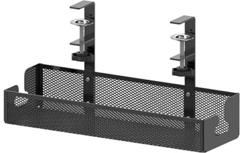 Schreibtischkabel-Managementbox - Metallgitter Kabelschublade, Schreibtischdraht-Organizer | Langlebige Materialien unter Schreibtischkabel-Managementschublade, hohe Belastbarkeit