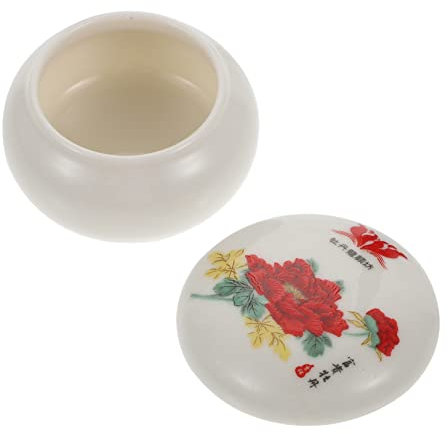 Lata de té, latas de café, lata de azúcar, 1 tarro de porcelana for crema, lápiz labial, comida a granel, maquillaje, contenedores de viaje, contenedores de té, latas de té de cerámica, condimentos