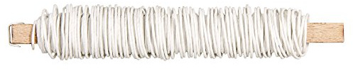 Rayher 24116102 Fil di Carta, 0,55mm Ø, Bianco