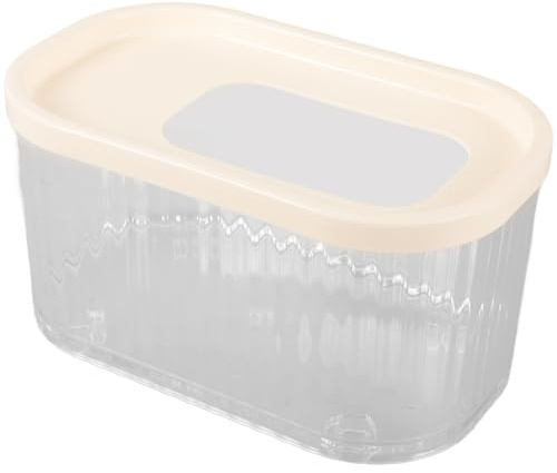 KOMBIUDA Bañera para Hámster Transparente de Arena, Accesorio Compacto y Duradero para Jaula, Estuche de Baño Antisalpicaduras para Animales Pequeños, Adecuado para Jerbos y Cobayas