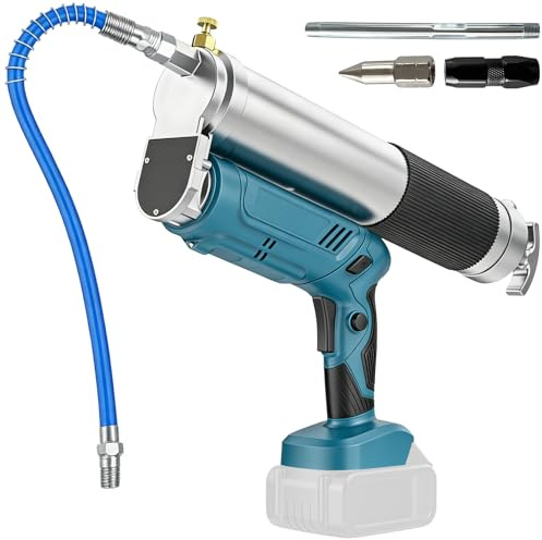 Pistola engrasadora inalámbrica de 12000 PSI,Compatible con batería de 18V