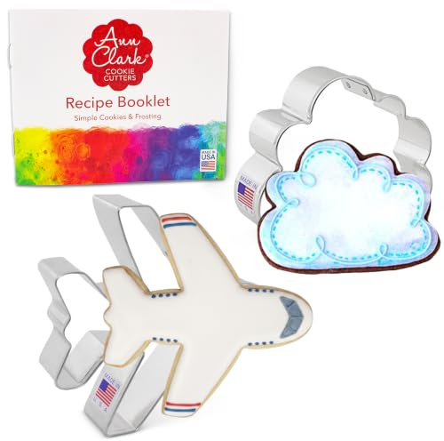 Ann Clark Air Travel Cookie Cutter Set of 2, Made in USA
