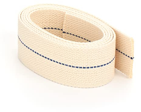 NKlaus Set 2 x 1 meter 30 mm 100 % naturlig bomull veke platt tråd veke lykta veke för oljebrännare oljelampa med renad olja 40279