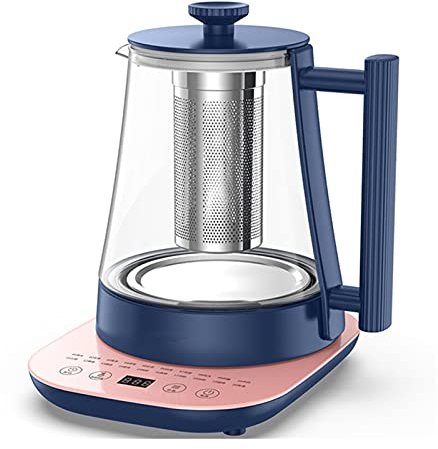 FairUo Kettles for Boiling Water, 1800Ml Kettles for Boiling Water Automatic Multifunction Preserving Pot Tea Porridge Dessert Multi Cooker Boil-Dry Protection, Stainless/with Filter