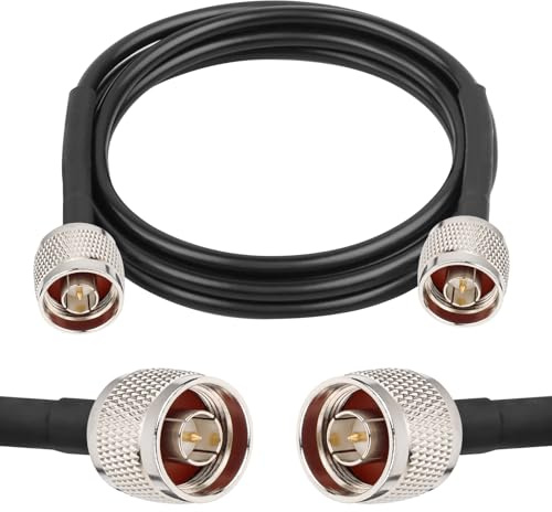 XRDS -RF N Male to N Male Coax Extension Cable - 5FT Type N RG58 50 Ohm Pure Copper