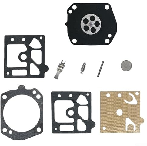 Yuanpgky Kit de joints de réparation de carburateur pour tronçonneuses 362 365 371 371XP 372XP avec pièces de rechange INTA 7-040 et construction en matériau tampon