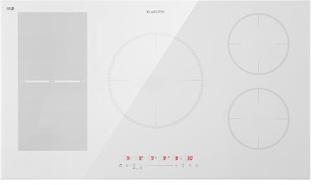 Klarstein Piastra Induzione 5 Fuochi, Piano Cottura 9000W, Integrata con Controllo Touch, Fornello Professionale