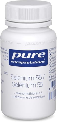 Pure Encapsulations - Sélénium 55 - L-Méthionine de Sélénium - Oligo-Élément & Antioxydant - Aide au Fonctionnement Normal du Système Immunitaire - 90 Gélules Véganes