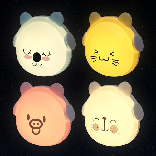 Annmore Luz Quitamiedos Infantil Enchufe LED Luz Noche Niños Lampara Nocturna LED Decoracion Habitacion Bebe