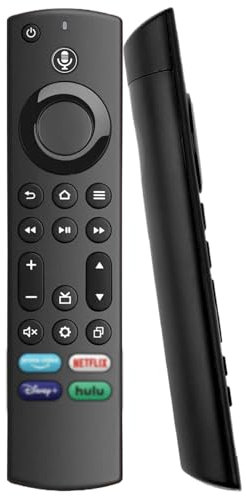 Télécommande vocale de Remplacement (4th GEN) Compatible avec Smart TVs Cube/TV Stick 4K/4K Max/Stick Lite/2e et 3e Génération