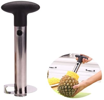 Ananas urkärna, 304 rostfritt stål ananasskärare, ananas skärare för tärnade fruktringar
